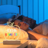 Personalized Teacher Acrylic Night Light