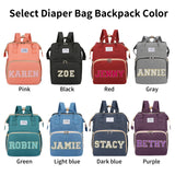 Personalized Diaper Bag Backpack