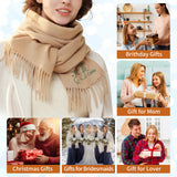 Personalized Embroidered Scarf