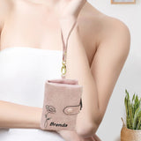 Personalized Leather Wallet, Custom Birth Flower Wallet