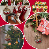 Personalized Wooden Family Xmas Ornament