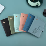 Personalised Durable Leather Passport Cover, Custom Luggage Tag Set with Name