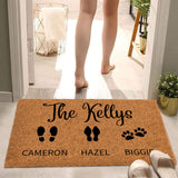 Personalized Family Name Doormats