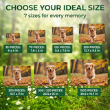 Personalized Photo Puzzle Custom Jigsaw Puzzle from Your Picture 35-1000 Pieces with Gift Box Birthday Gifts for Family Couples Friends Wedding Anniversary Graduation Xmas Gifts