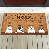 Personalized Pet Doormat, Customised Dog Floor Mat