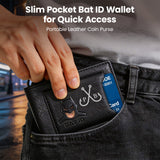 Personalized Bat Wallet with Name