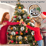 Personalized Family Portrait Xmas Ornament Gift