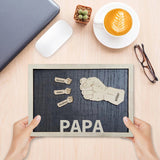 Personalized Dad Fists Wood Sign&nbsp