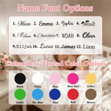 Personalized Muslin Toddler Pillowcase 100% Cotton Baby Pillows Cover with Embroidered Name Crib Nursery Pillowcase for Boys Girls Envelope Closure Newborn Gifts for Baby Showers Birthday