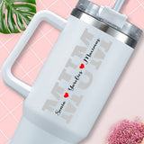 Personalized 40oz Stainless Steel Tumbler, Fit for Car Holder