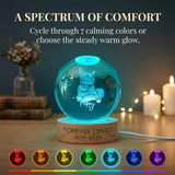 Personalized Night Light 3D Photo Crystal Ball