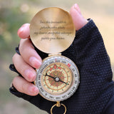 Personalized Engraved Fluorescent Compass