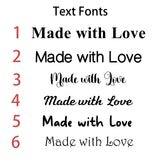 10Pcs Personalized PU Leather Tags