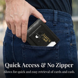 Personalized Bat ID Wallet with Name