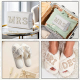 Pearl Letter Slipper Makeup Bag