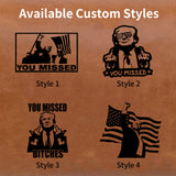 You Missed Trump Shot Handmade Hat