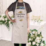 Personalized Aprons for Couples, Wedding Aprons, Husband And Wife Aprons