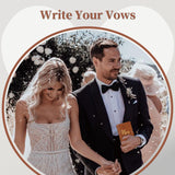 Personalized Wedding Vow Book Keepsake
