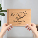 Personalized Wood Plaque, Wooden Wall Valentines Day Decor