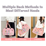 Large Capacity Dance Bag with Chenille Letter