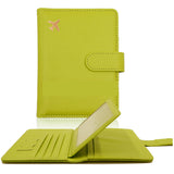 Personalised Durable Leather Passport Cover, Custom Luggage Tag Set with Name