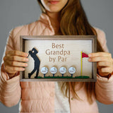 Personalized Golf Wooden Sign Plaque