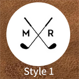 Personalised Golf Tag with 5 Tees