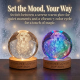 Personalized Night Light 3D Photo Crystal Ball