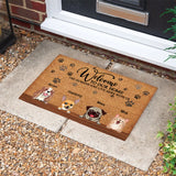 Personalized Pet Doormat, Customised Dog Floor Mat