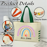 Personalized Teacher Tote Bag