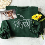 Personalized Pet Photo Embroidered Sweatshirt