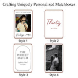 Personalized Matchbooks  Bulk Custom Photo Matchbooks  for Birthday Wedding Engagement Party Favors  Birthday Table Decor  Without Matches  Gifts for Husband  Wife  Dad  Mom  Family  Friends