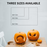 Personalized Halloween Sign, Custom Halloween Family Sign