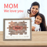 Personalized Heart Puzzle Wall Decoration