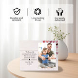 Personalized Wooden Picture Frame for Mother, Father, Baby, Friend, and Family Pet