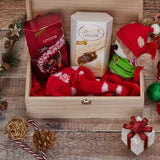 Personalized Christmas Eve Gift Box - Wooden Box with Name