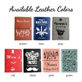 Personalized Leather Recipe Book