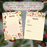 Personalized Leather Recipe Binder, Hand Engraved Name Journal Notebook,