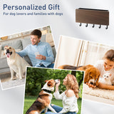 Personalized Wood Key Hooks for Wall Décor, Customized Dog Leash and Key Holder