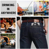 Large Capacity 18 oz/500ml Hip Flask