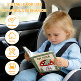 Personalized Montessori Felt Busy Book Toddlers Quiet Book with Name Preschool Early Learning Educational Book for Kids Age 2 3 4 5 6 Years Kids Gifts for Birthday Christmas Thanksgiving