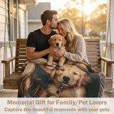 Personalized Blanket with Picture Text