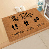 Personalized Family Name Doormats