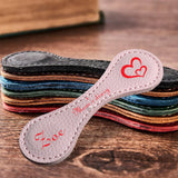 Personalized PU Leather Magnetic Bookmark