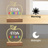 Personalized Teacher Acrylic Night Light