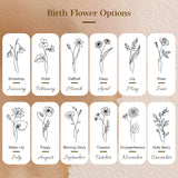 Personalized Birth Flower PU Leather Keychain Custom Name Keyring Daisy Beaded Keychain for Women Bridesmaid Gifts Birthday Anniversary Wedding Mother's Day Gifts Bag Charm Party Favor
