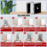 Modern Decorative Books Set, Foldable Faux Books for Display