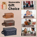 Personalized UV Printed Toiletry Bag Customizable PU Leather Bag Dopp Kit Waterproof Wash Bag Suitable