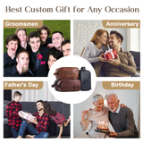 Large Personalized PU Leather Toiletry Bag