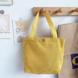 Personalized Embroidered Corduroy Tote,Custom Name Tote Bag